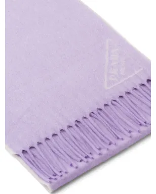 Prada ロゴジャカード カシミヤスカーフ - サムネイル2