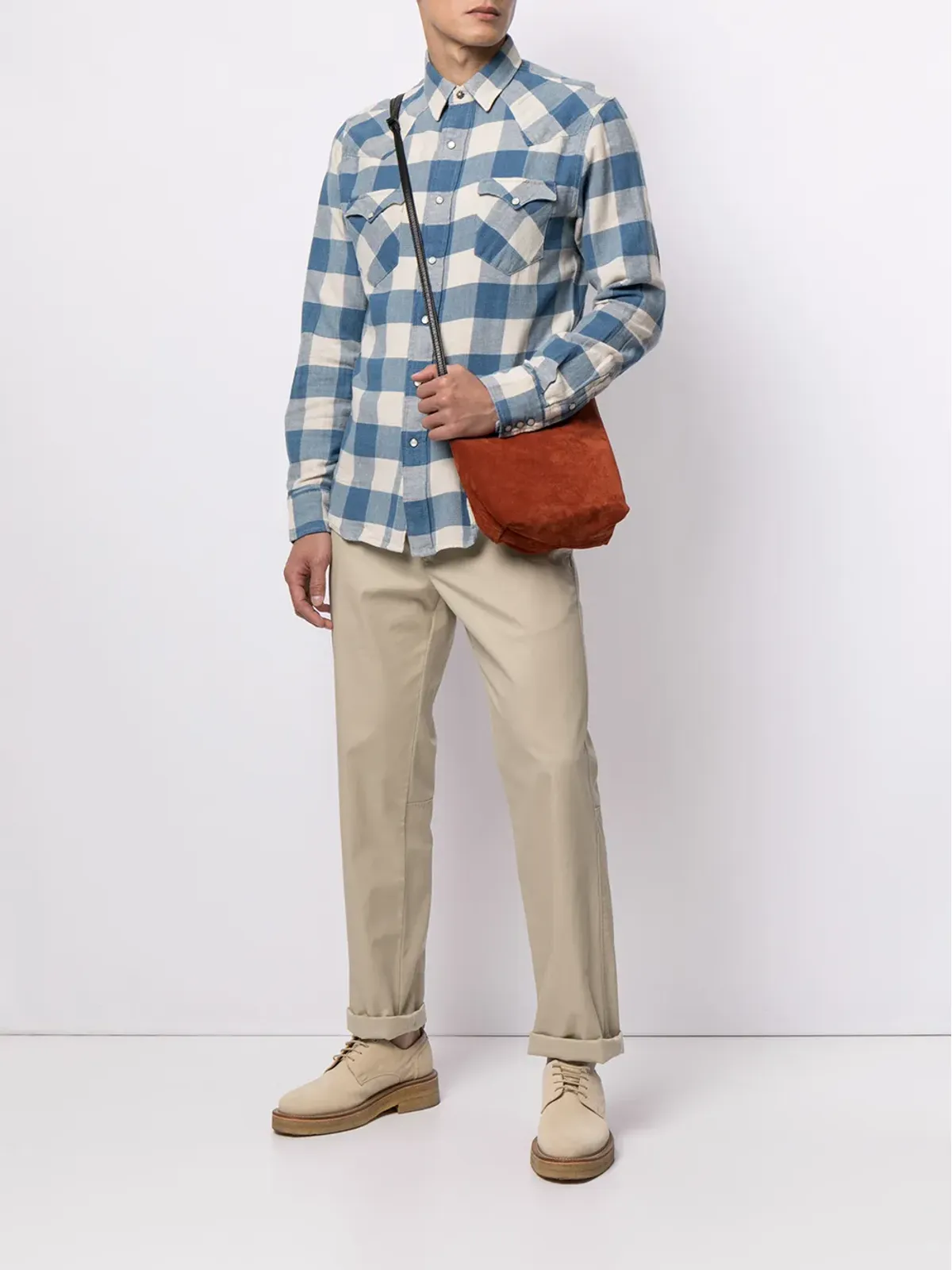 Ralph Lauren RRL ギンガムチェックシャツ - 画像2
