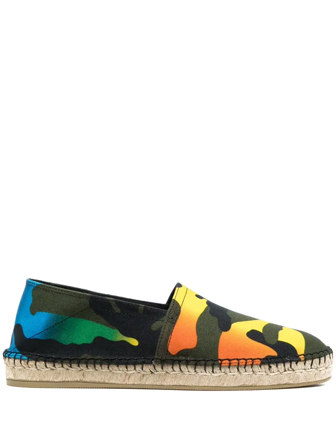 Valentino Garavani Valentino Garavani カモフラージュ柄エスパドリーユの商品画像