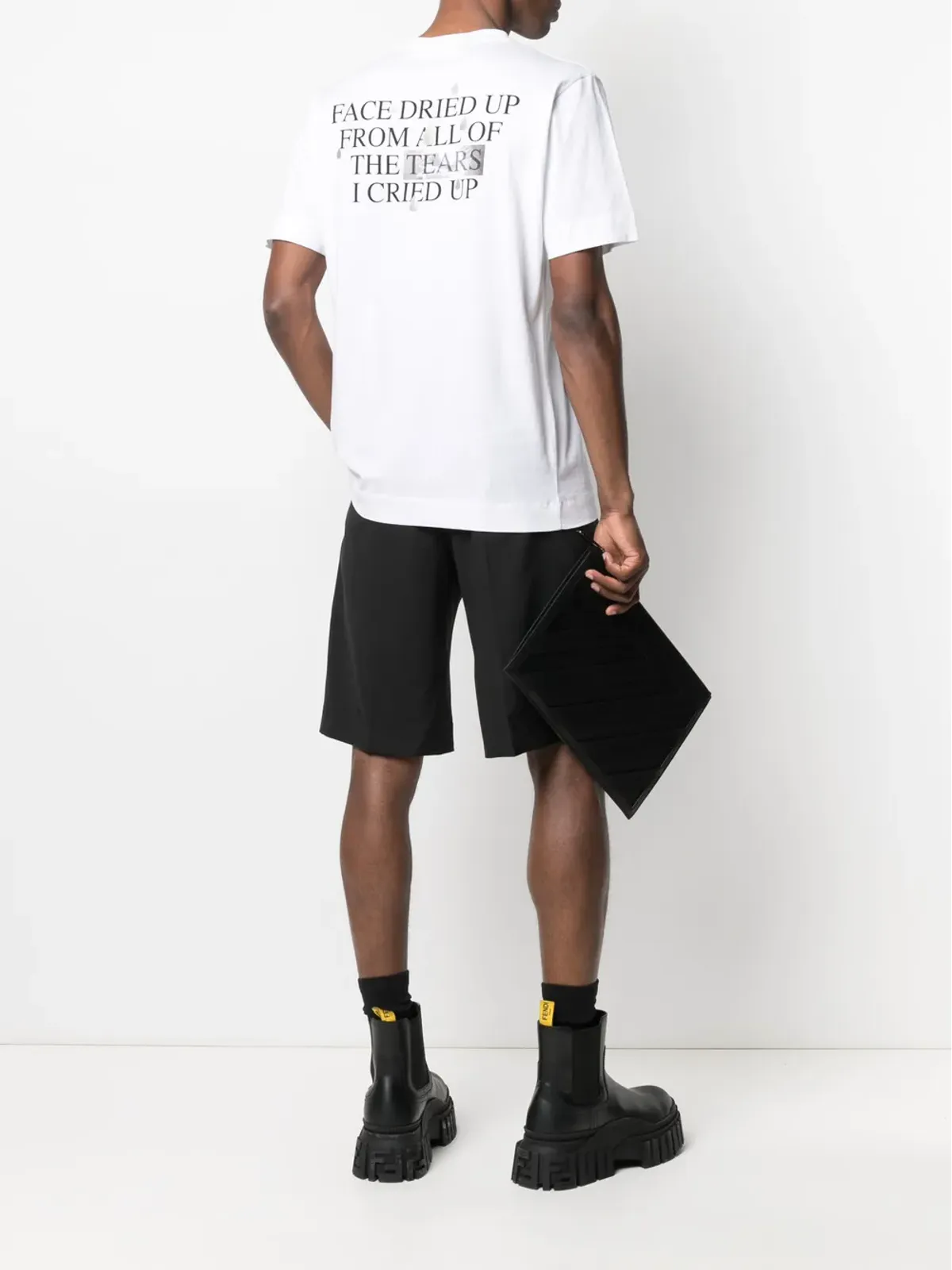 1017 ALYX 9SM テキストプリント Tシャツ - White - 画像2