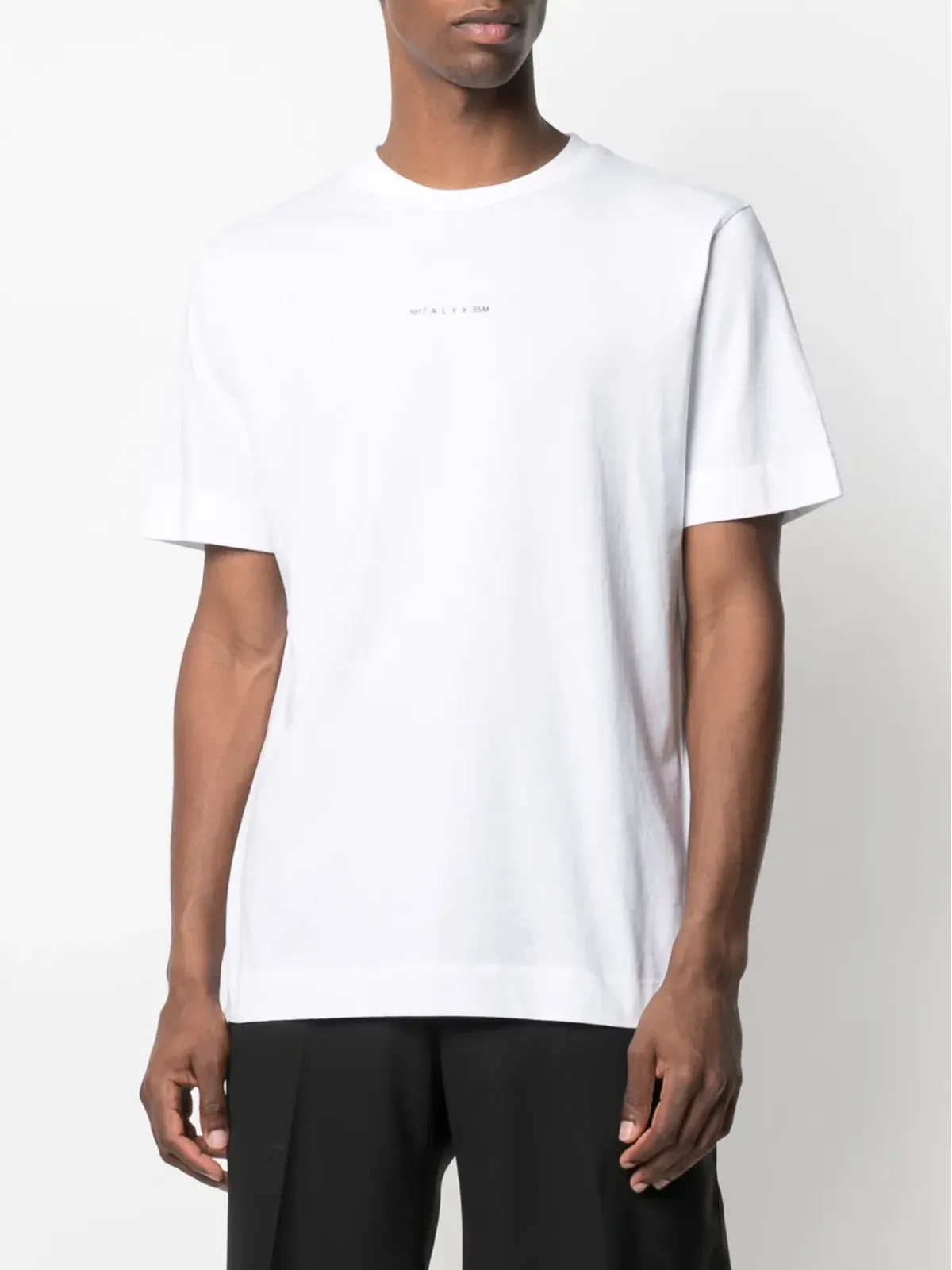 1017 ALYX 9SM テキストプリント Tシャツ - White - 画像4