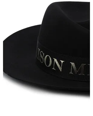 Maison Michel Virginie ロゴテープ フェドラハット - サムネイル5