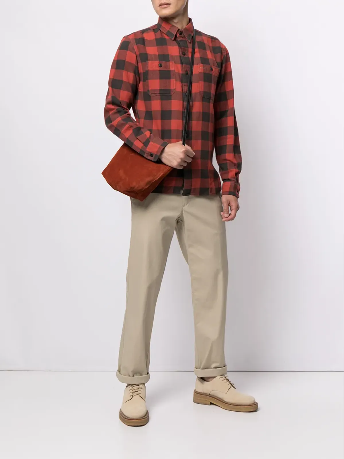 Ralph Lauren RRL ファレル チェック柄シャツ - 画像2