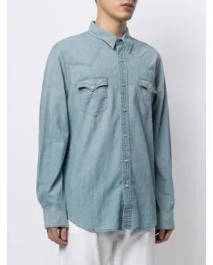 Ralph Lauren RRL クラシックカラー デニムシャツ - サムネイル3