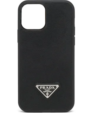 Prada サフィアーノレザー iPhone 12/12 Pro ケース - サムネイル1