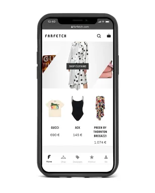 Prada サフィアーノレザー iPhone 12/12 Pro ケース - サムネイル2