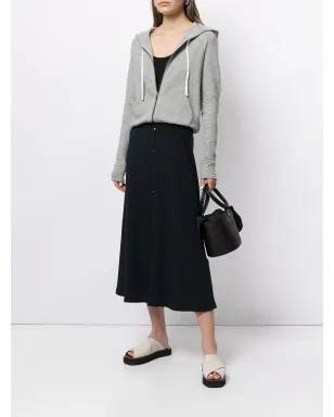 James Perse フリース ドローストリング フーディ - サムネイル2