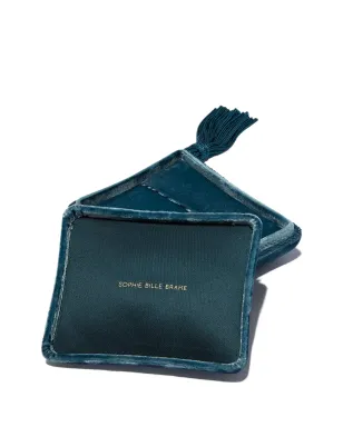 Sophie Bille Brahe ベルベット風ジュエリーボックス ブルー - サムネイル3