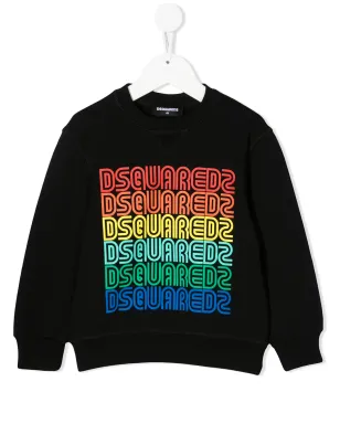 DSQUARED2 KIDS マルチロゴプリントスウェットシャツ - サムネイル1