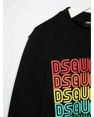 DSQUARED2 KIDS マルチロゴプリントスウェットシャツ - サムネイル3