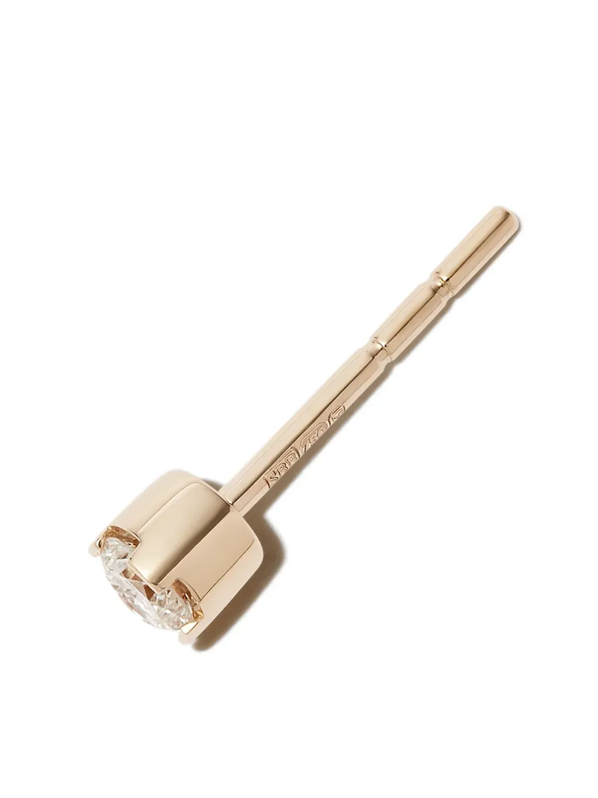 Sophie Bille Brahe 18金イエローゴールド ダイヤモンド 一粒スタッドピアス - 画像2
