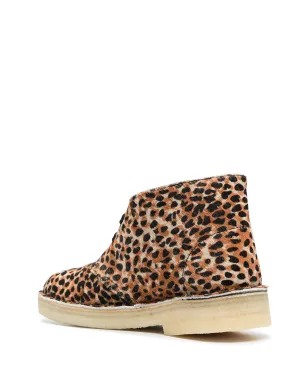 Clarks Originals レオパードプリント デザートブーツ - Brown - サムネイル3
