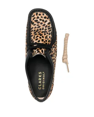 Clarks Originals Wallabee ヒョウ柄シューズ - サムネイル4