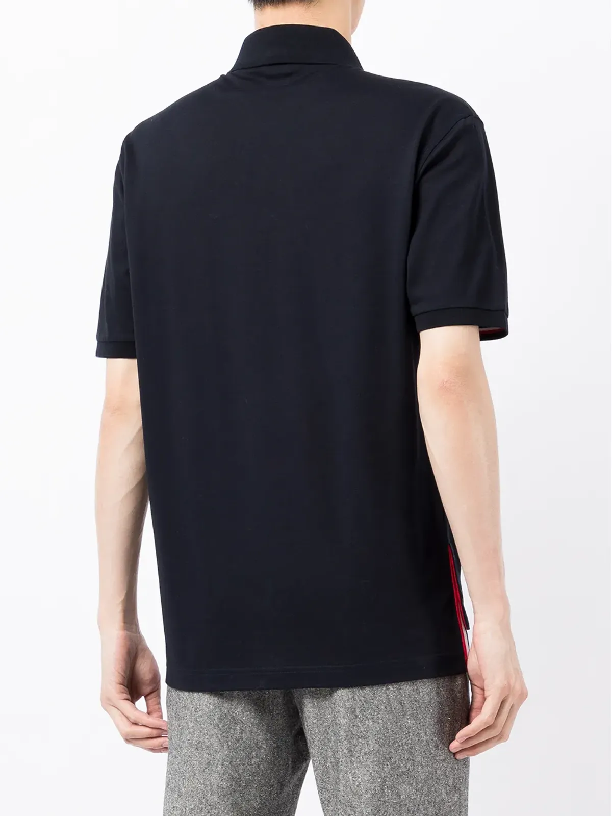 Thom Browne RWBストライプ ポロシャツ - 画像4