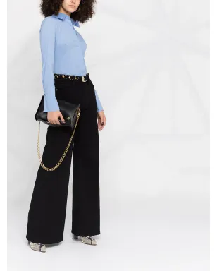 Patrizia Pepe フィットシャツボディスーツ ブルー - サムネイル4