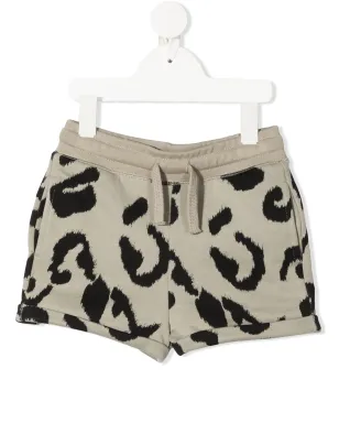 Stella McCartney Kids ヒョウ柄トラックショーツ - サムネイル1