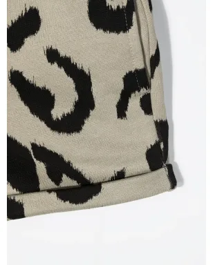 Stella McCartney Kids ヒョウ柄トラックショーツ - サムネイル3