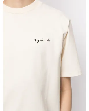 agnès b. 刺繍ロゴプリント Tシャツ - サムネイル5