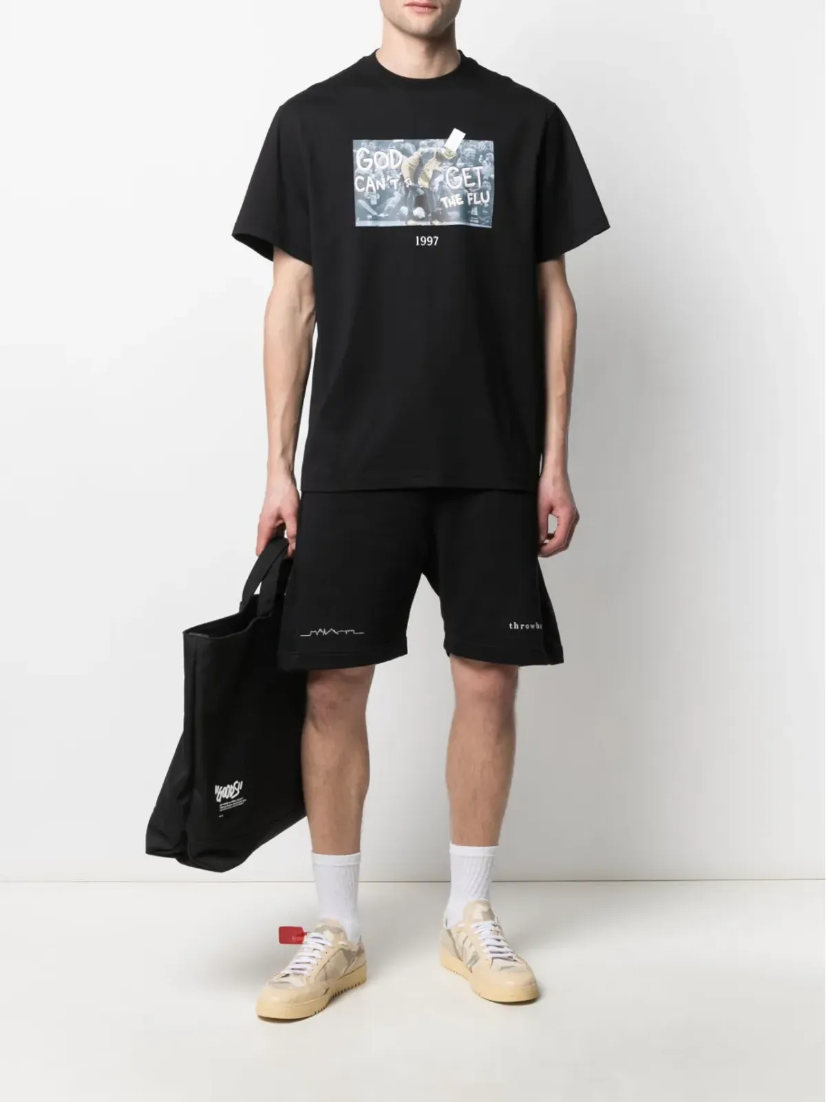 Throwback. 写真プリント クルーネック Tシャツ - 画像2