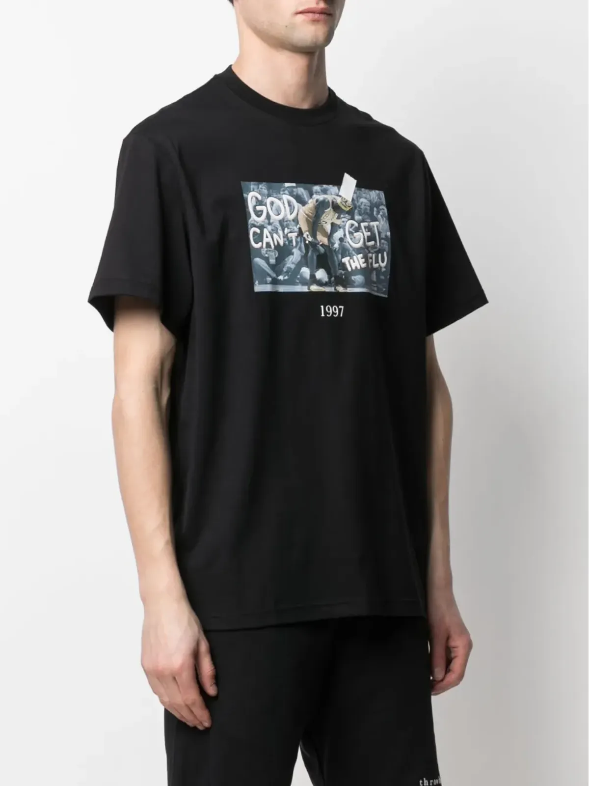 Throwback. 写真プリント クルーネック Tシャツ - 画像3