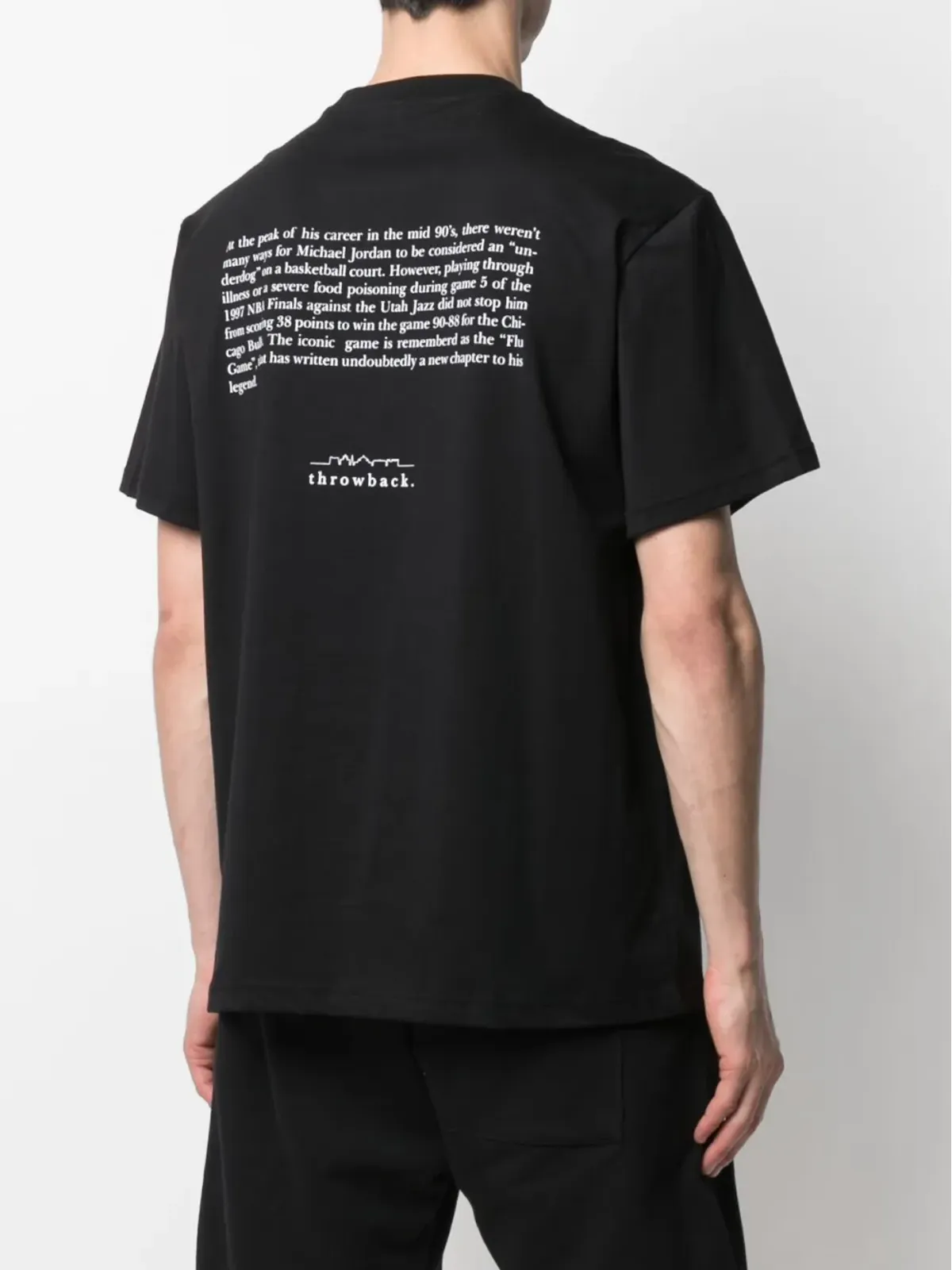 Throwback. 写真プリント クルーネック Tシャツ - 画像4