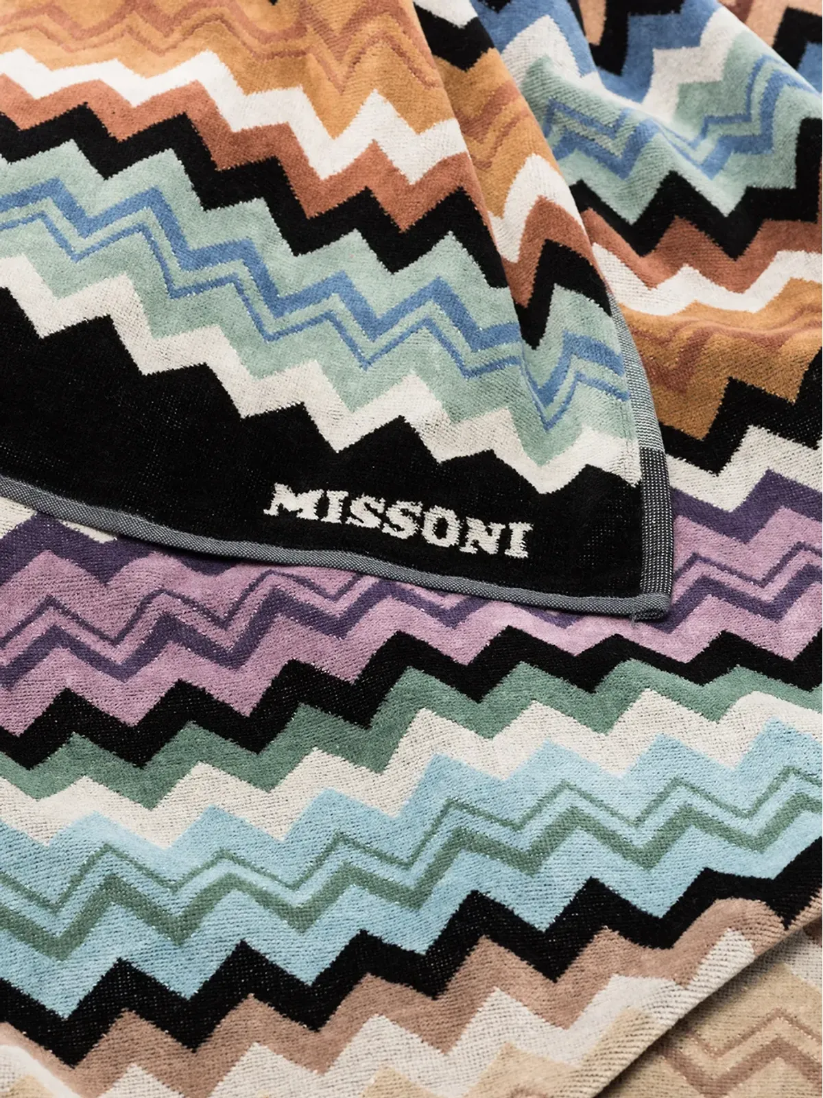 Missoni Home アダム ジグザグ ビーチタオル - 画像3