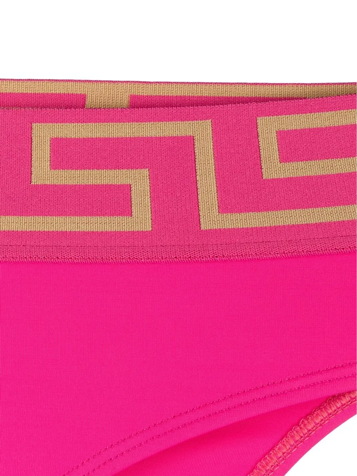 Versace グレカ境界ビキニボトムス - ピンク - 画像3