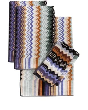 Missoni Home ジアコモ バスタオル セット（5枚） ブルー - サムネイル1