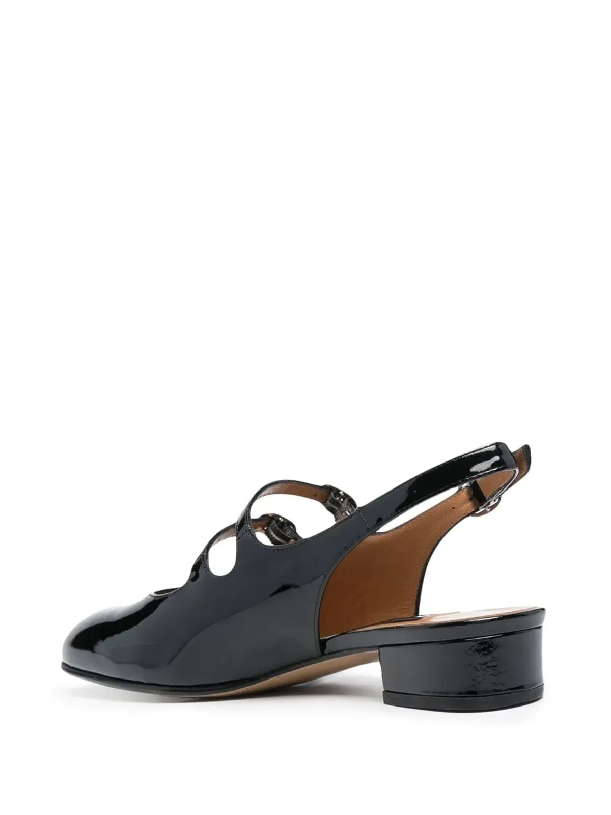Carel Paris ペシェ パテントレザー スリングバックパンプス - 画像3