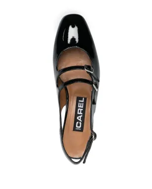 Carel Paris ペシェ パテントレザー スリングバックパンプス - サムネイル4