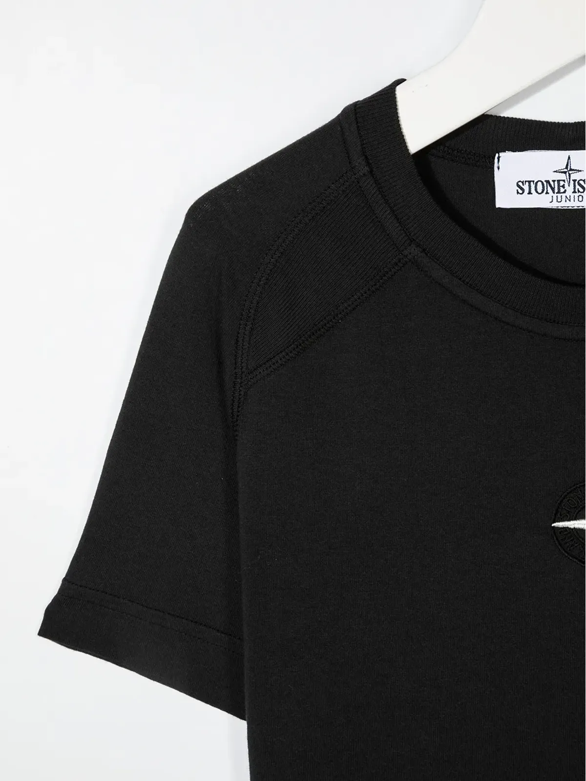 Stone Island Junior ロゴプリント半袖Tシャツ - 画像3