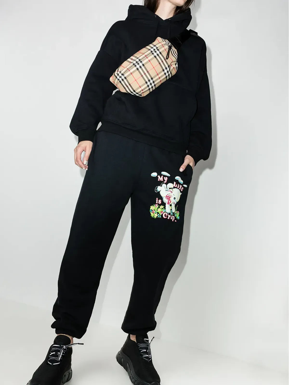 Ksubi 3×4 Oh G フード付きパーカー（ブラック） - 画像5