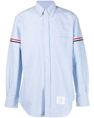 Thom Browne グログランアームバンド オックスフォードシャツ - サムネイル1