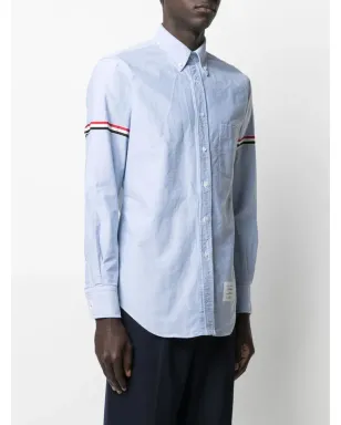 Thom Browne グログランアームバンド オックスフォードシャツ - サムネイル3
