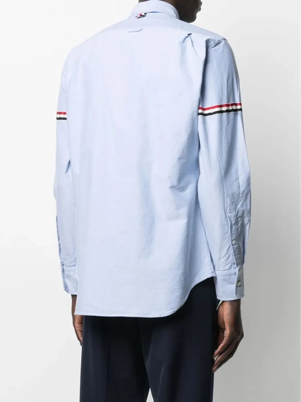Thom Browne グログランアームバンド オックスフォードシャツ - 画像4