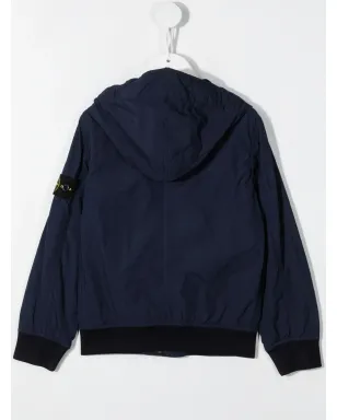 Stone Island Junior ロゴパッチボンバージャケット - サムネイル2