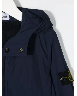 Stone Island Junior ロゴパッチボンバージャケット - サムネイル3