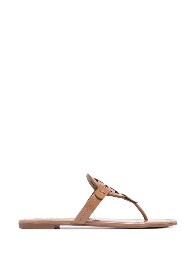 Tory Burch Tory Burch ミラー レーザーカット ロゴ サンダルの商品画像