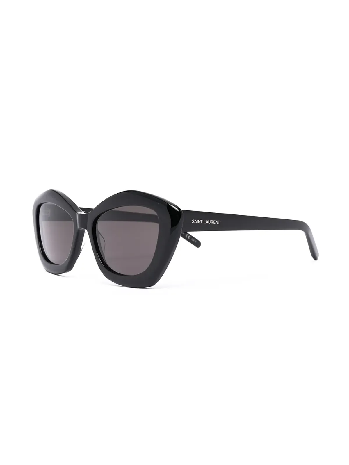 Saint Laurent Eyewear SL68 キャットアイフレーム サングラス - ブラック - 画像2