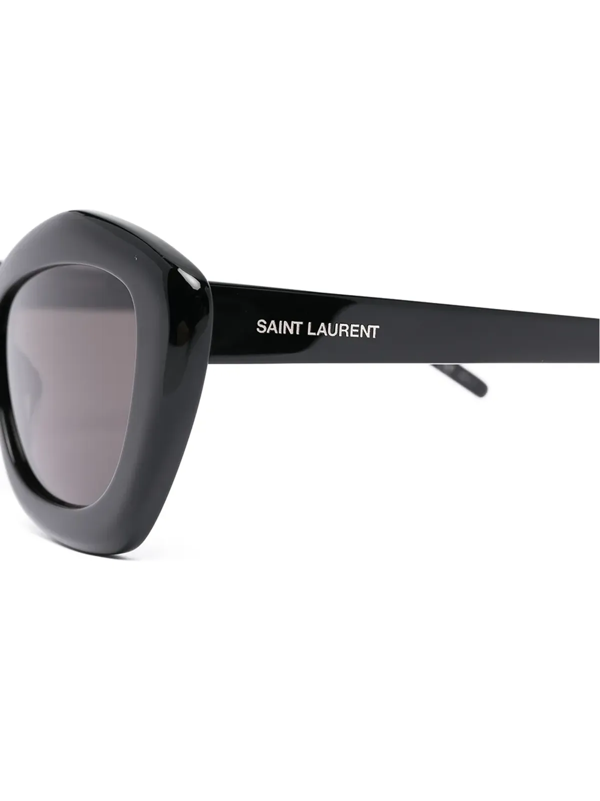 Saint Laurent Eyewear SL68 キャットアイフレーム サングラス - ブラック - 画像3