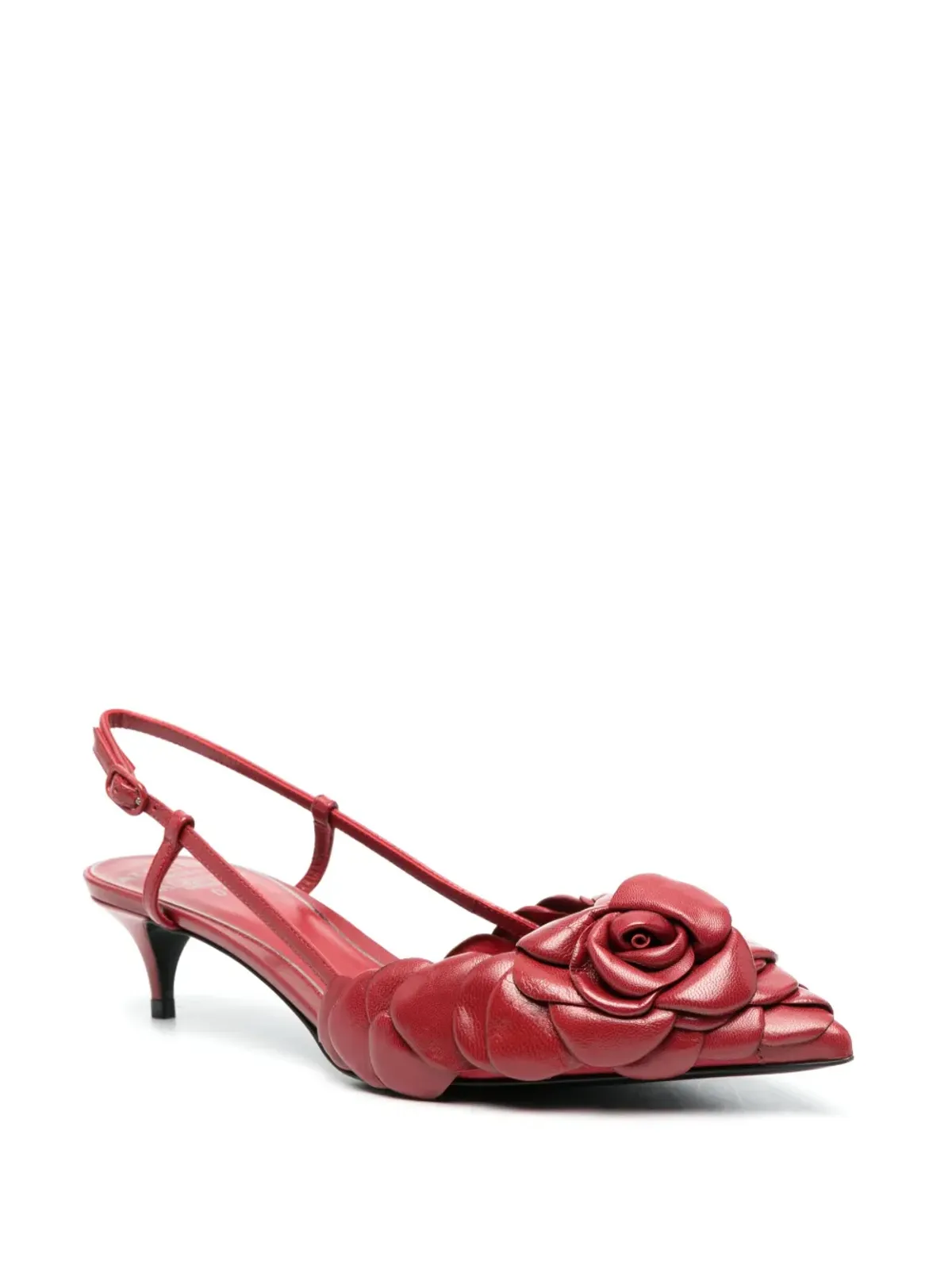 Valentino Garavani ローズエディション スリングバックパンプス - 画像2