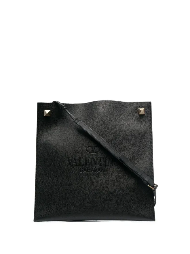 Valentino Garavani Valentino Garavani ロゴエンボス加工のメッセンジャーバッグの商品画像