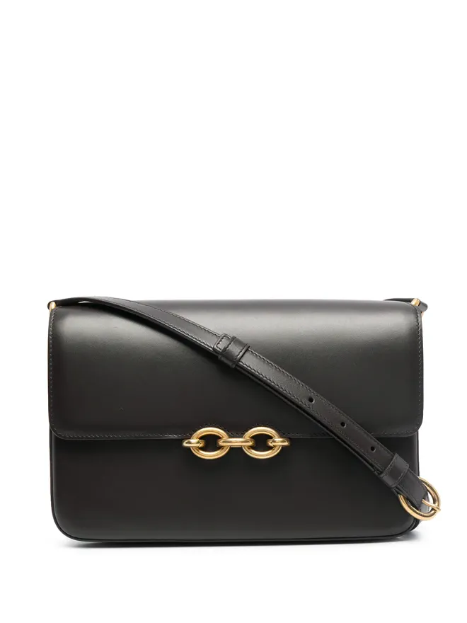 Saint Laurent Saint Laurent Le Maillon レザー サッチェル（ブラウン）の商品画像