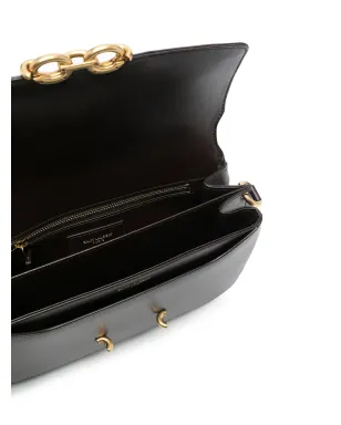 Saint Laurent Le Maillon レザー サッチェル（ブラウン） - サムネイル5