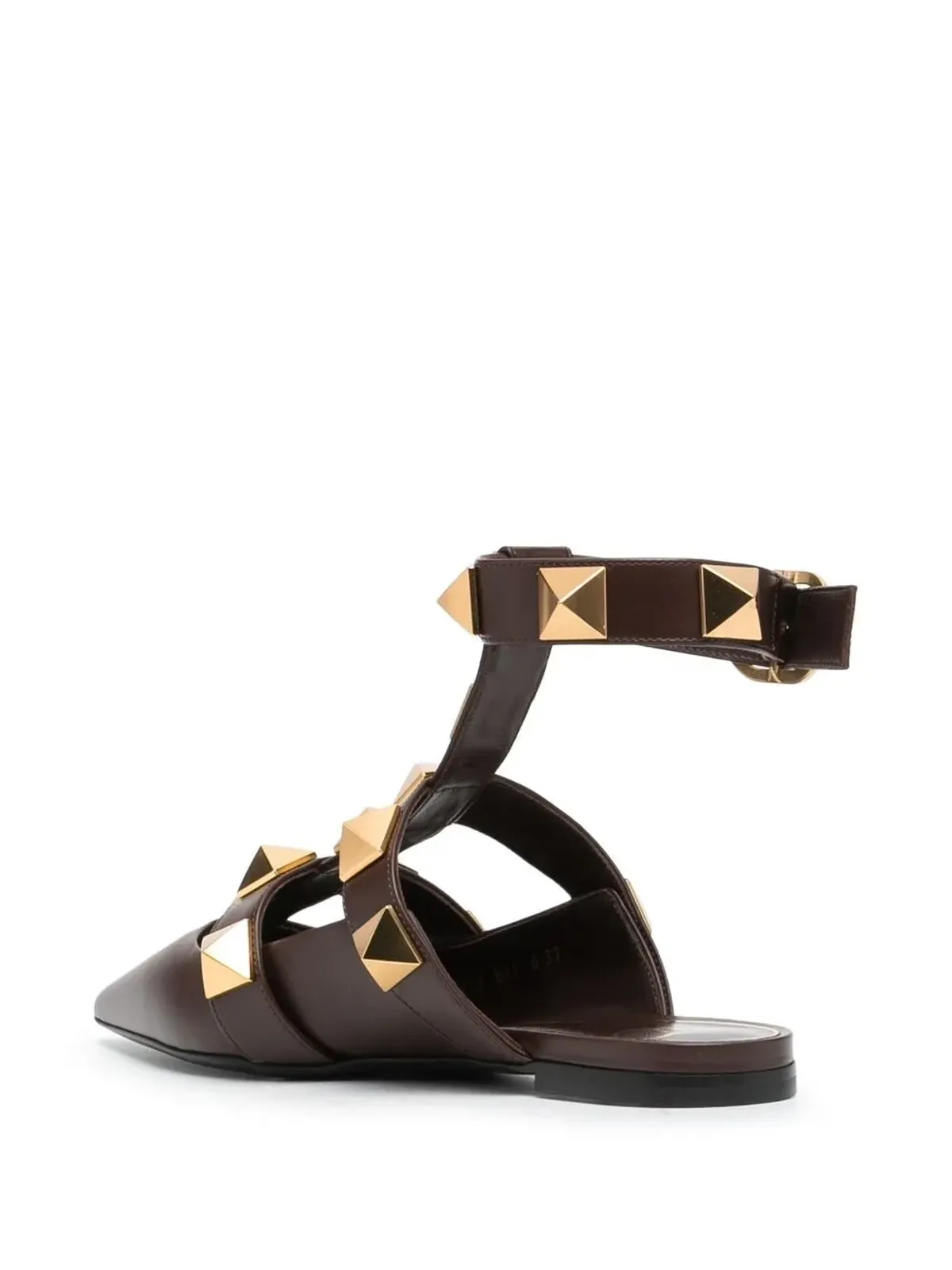 Valentino Garavani ロックスタッドディテール ポインテッドトゥパンプス - 画像3