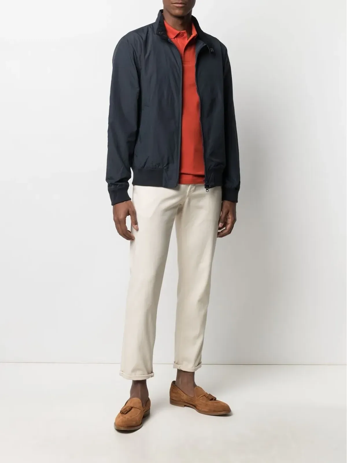 Barbour ロイストン ボンバー ジャケット - 画像2