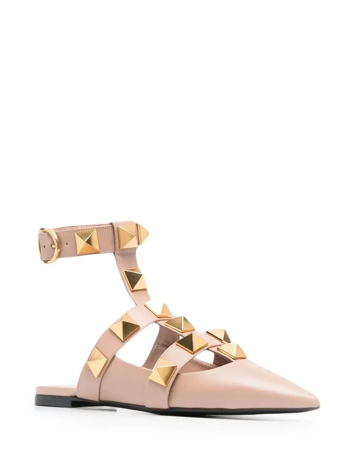 Valentino Garavani ローマンスタッド バレリーナシューズ - 画像2