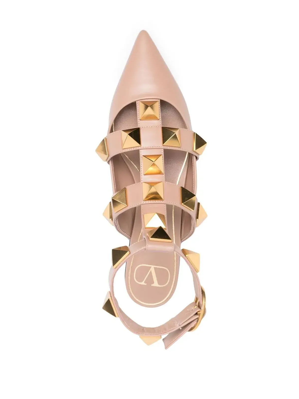 Valentino Garavani ローマンスタッド バレリーナシューズ - 画像4