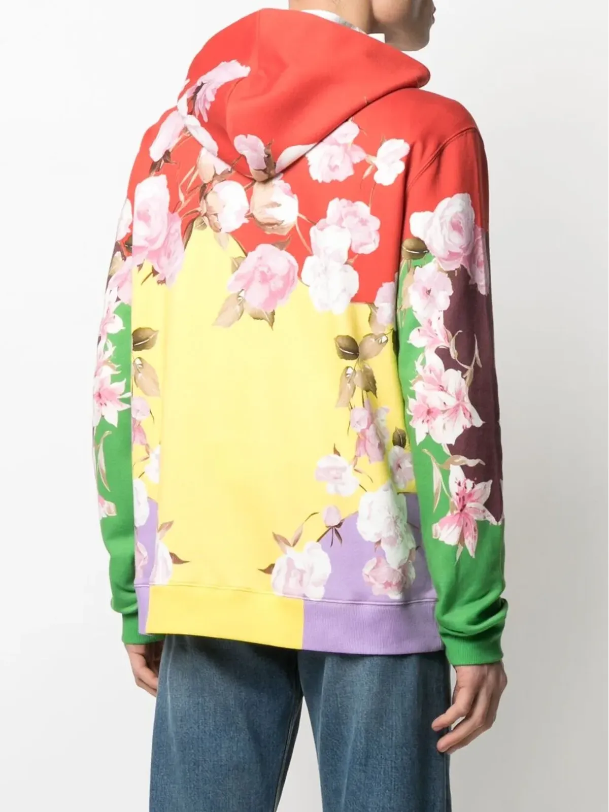 Valentino Garavani ローズプリントフーディー - 画像4