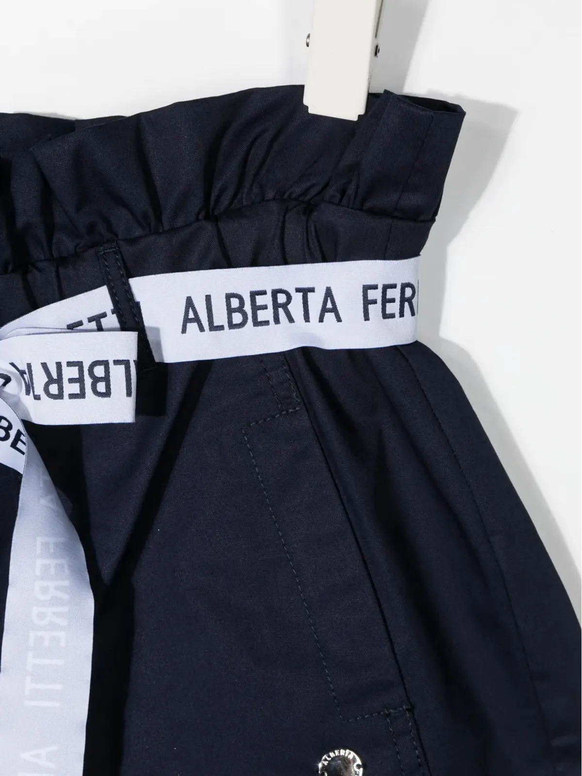 Alberta Ferretti Kids ロゴベルトショーツ - Blue - 画像3